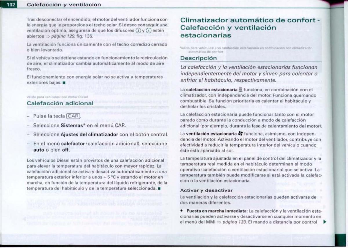 Audi A6 C6 manual del propietario / page 134