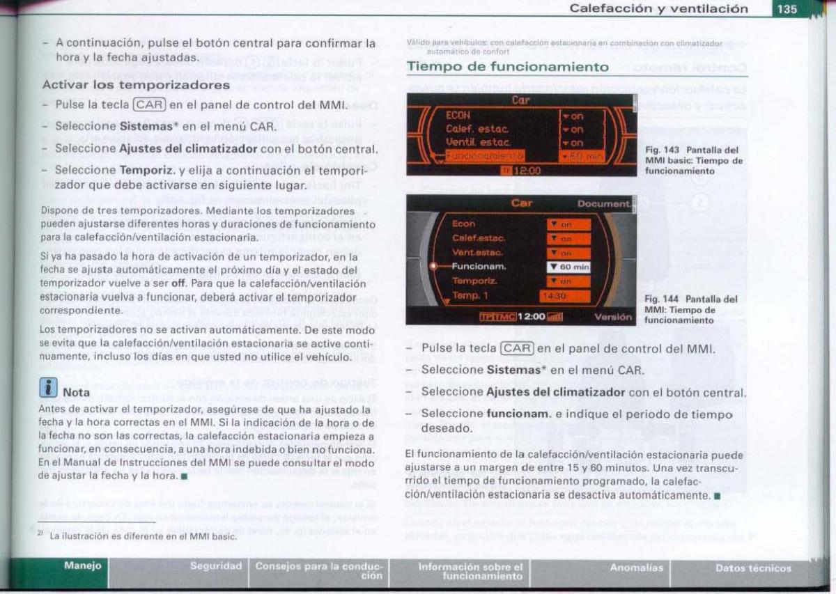 Audi A6 C6 manual del propietario / page 137