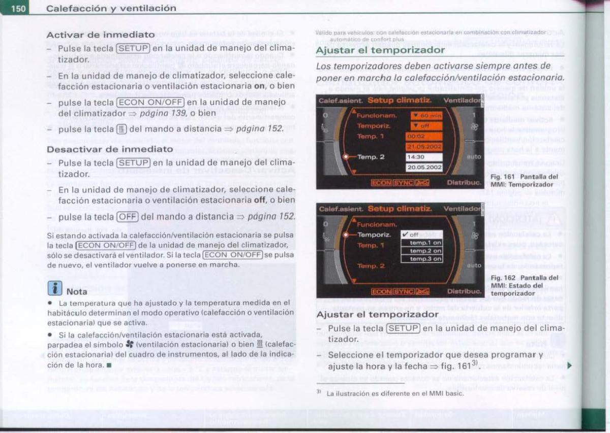 Audi A6 C6 manual del propietario / page 152