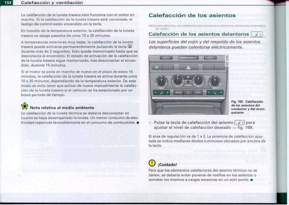 Audi A6 C6 manual del propietario / page 156