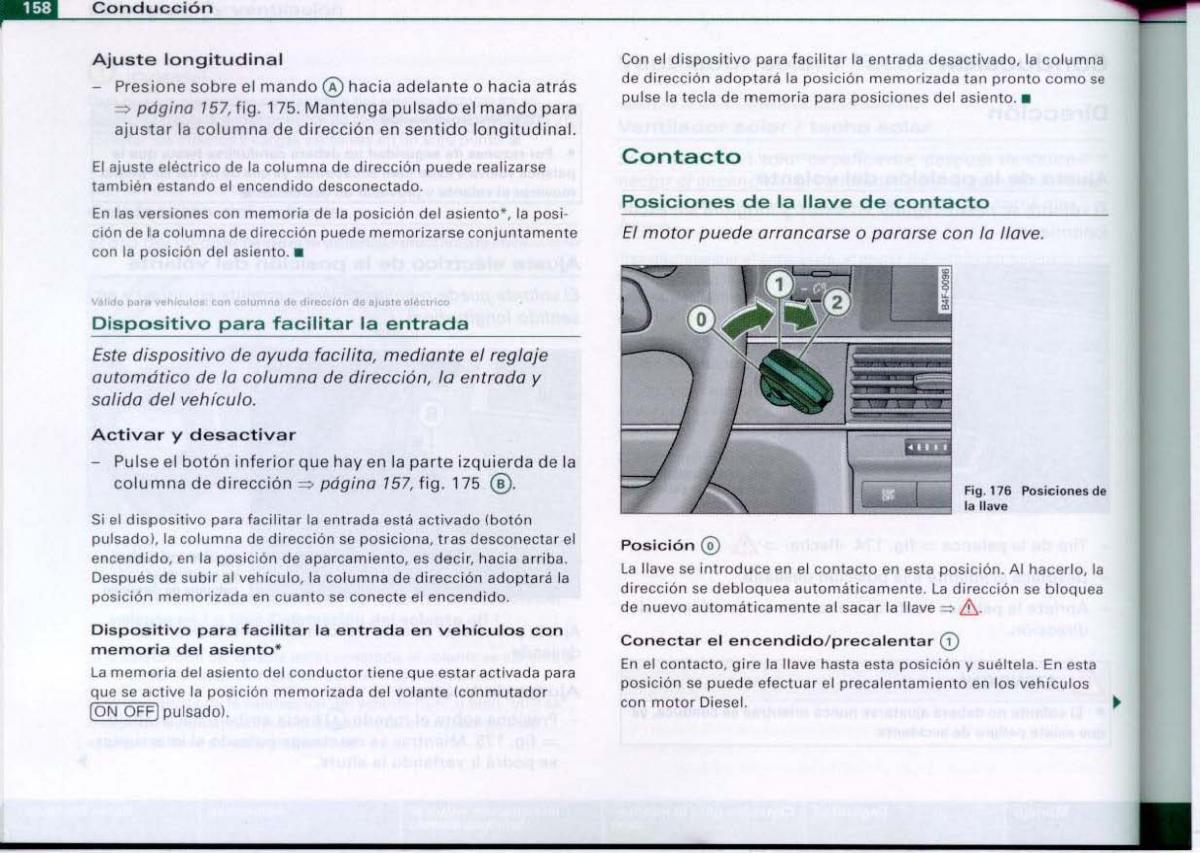 Audi A6 C6 manual del propietario / page 160