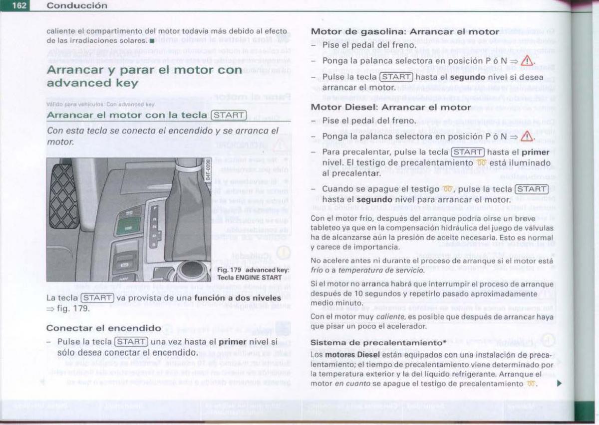 Audi A6 C6 manual del propietario / page 164