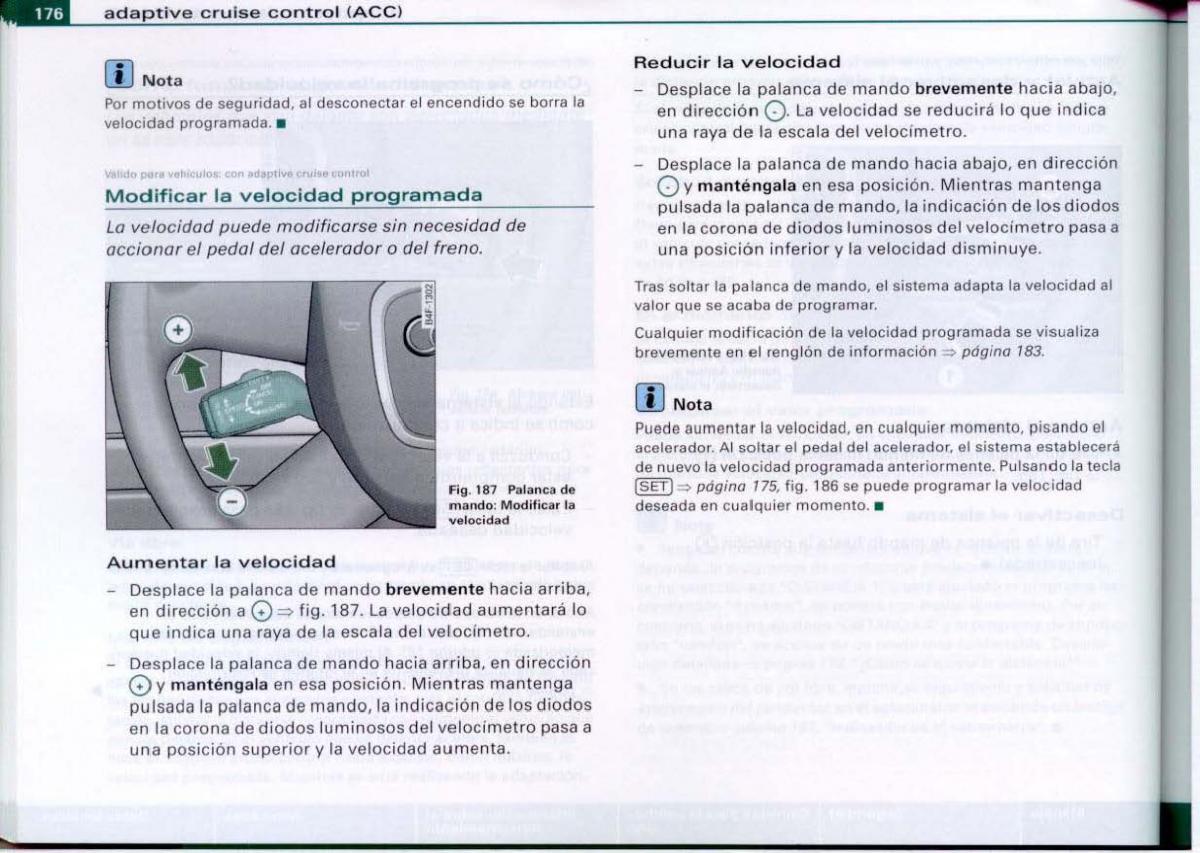 Audi A6 C6 manual del propietario / page 178