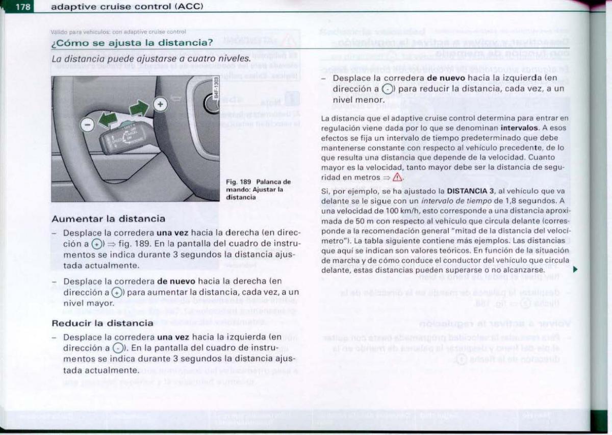 Audi A6 C6 manual del propietario / page 180