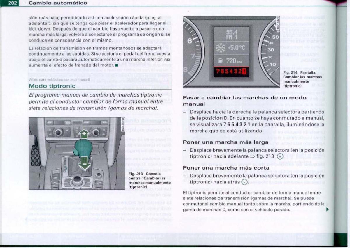 Audi A6 C6 manual del propietario / page 204