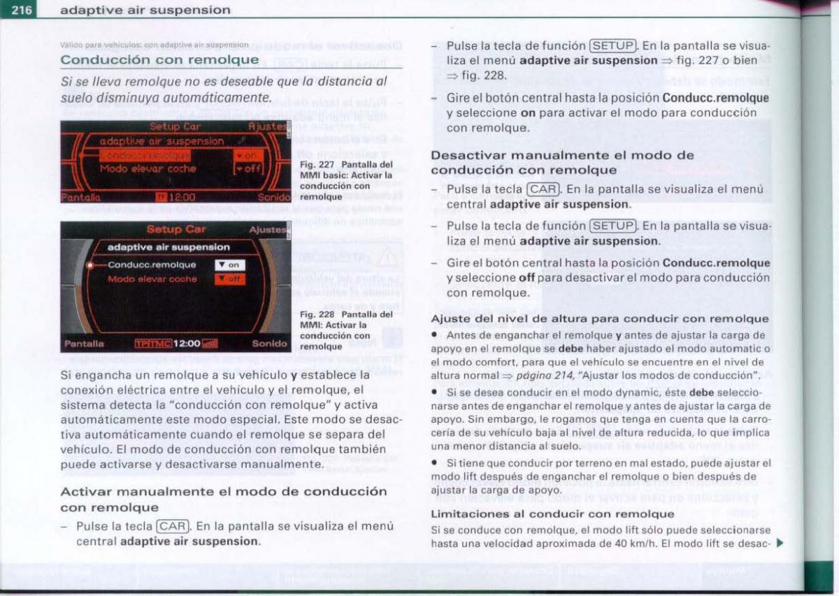 Audi A6 C6 manual del propietario / page 218