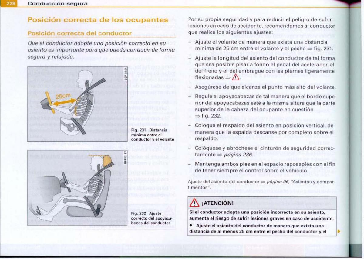 Audi A6 C6 manual del propietario / page 230