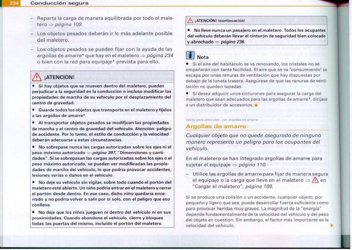 Audi A6 C6 manual del propietario / page 236