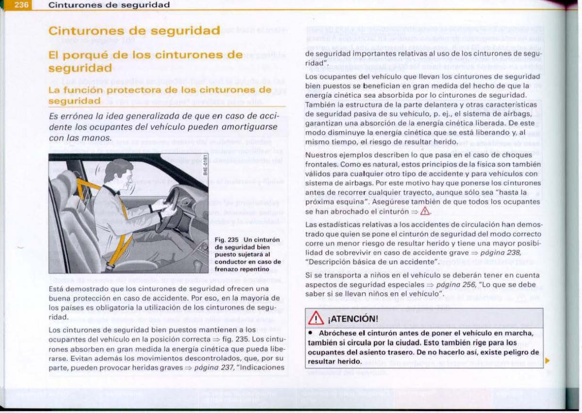 Audi A6 C6 manual del propietario / page 238