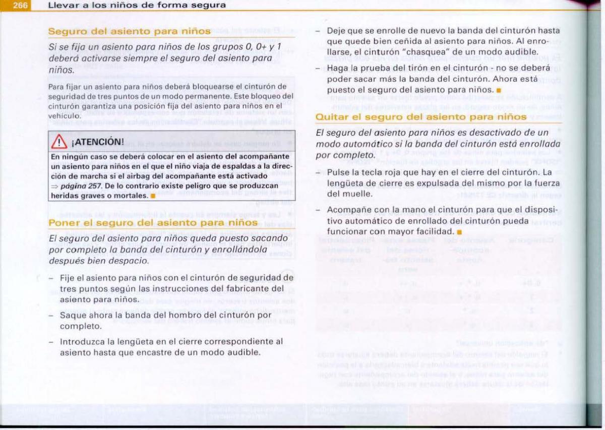 Audi A6 C6 manual del propietario / page 268