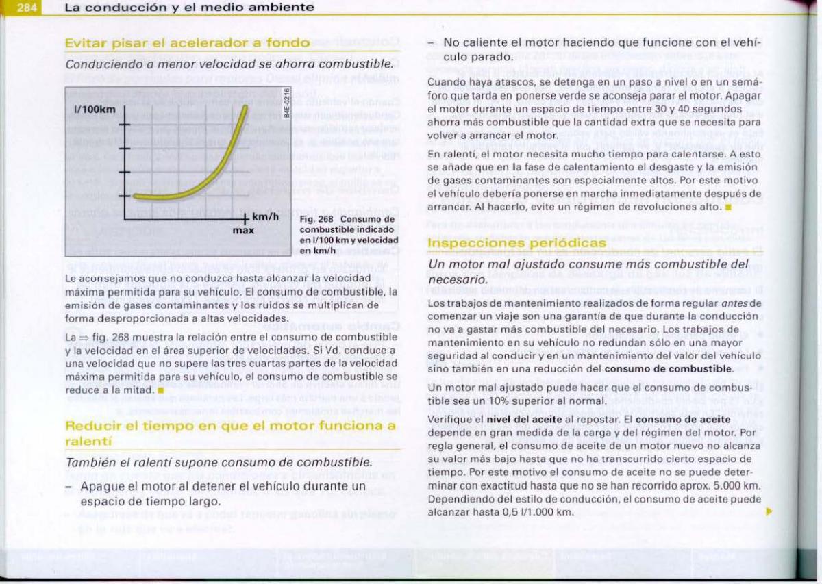 Audi A6 C6 manual del propietario / page 286