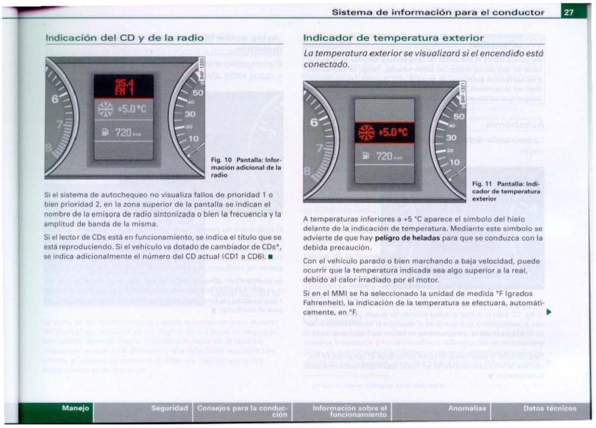 Audi A6 C6 manual del propietario / page 29