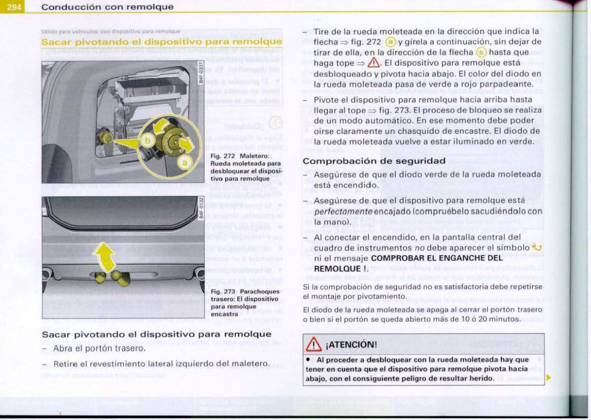 Audi A6 C6 manual del propietario / page 296