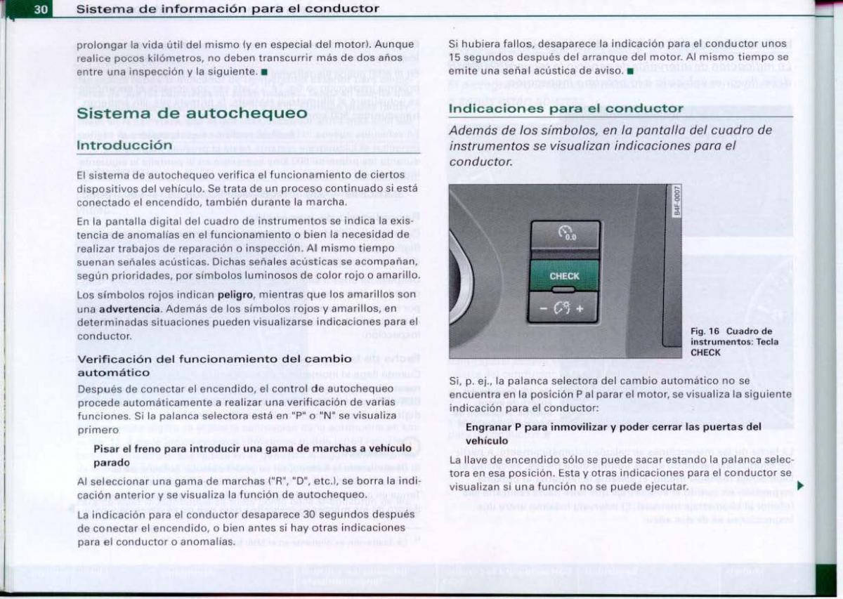 Audi A6 C6 manual del propietario / page 32