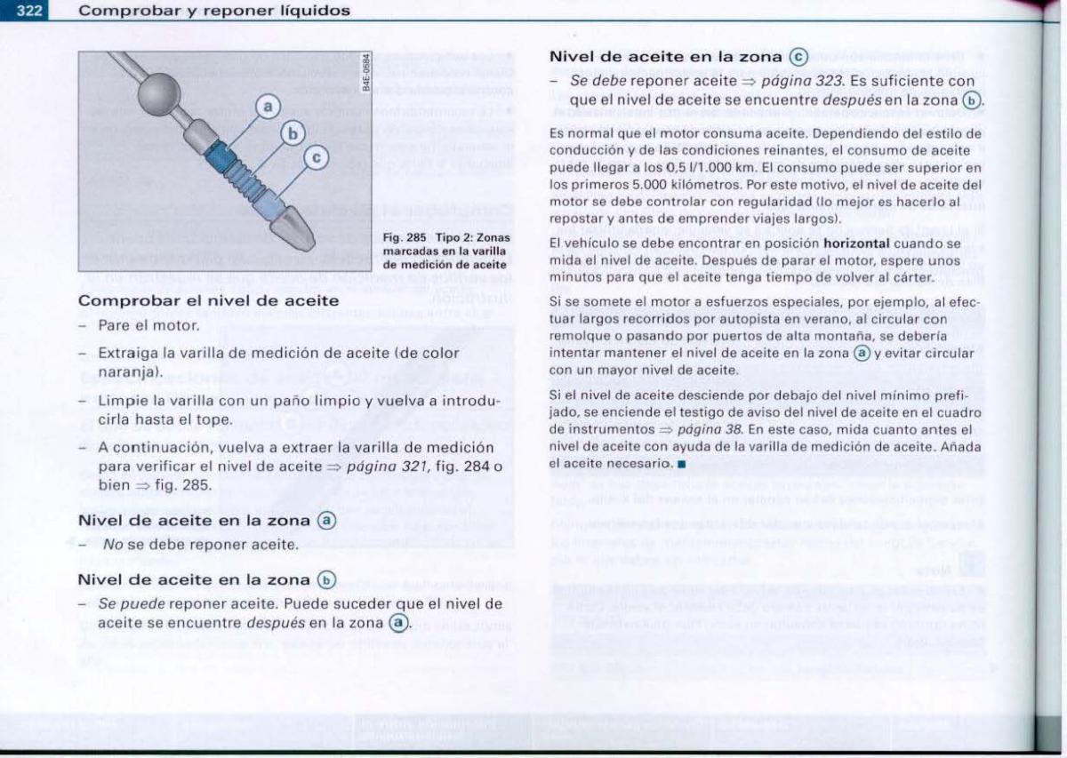 Audi A6 C6 manual del propietario / page 324