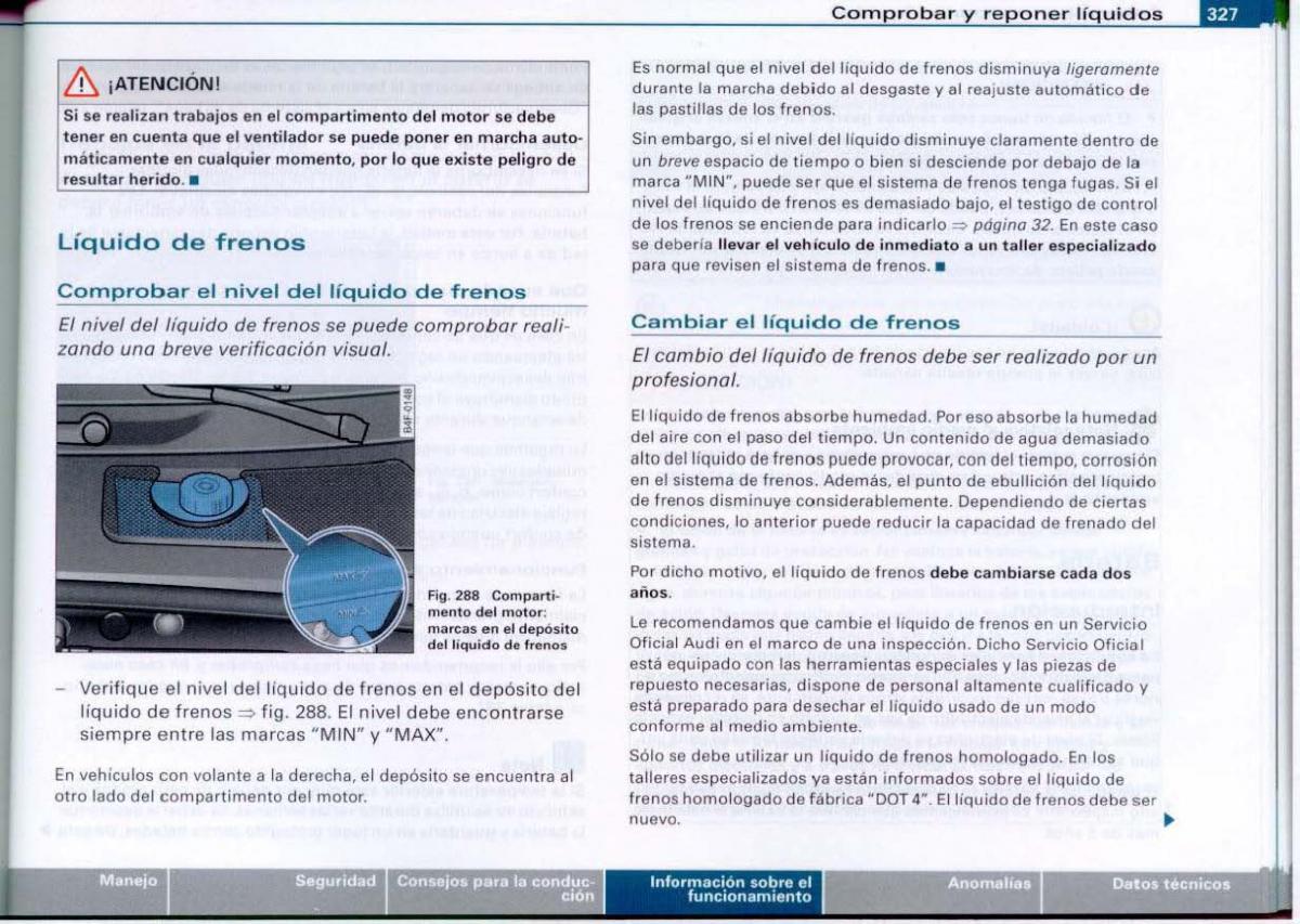 Audi A6 C6 manual del propietario / page 329