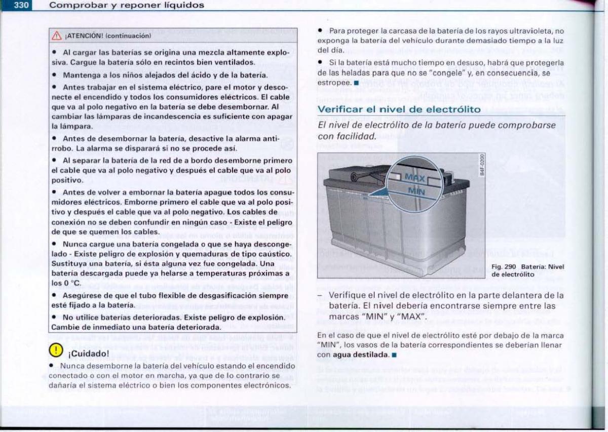 Audi A6 C6 manual del propietario / page 332