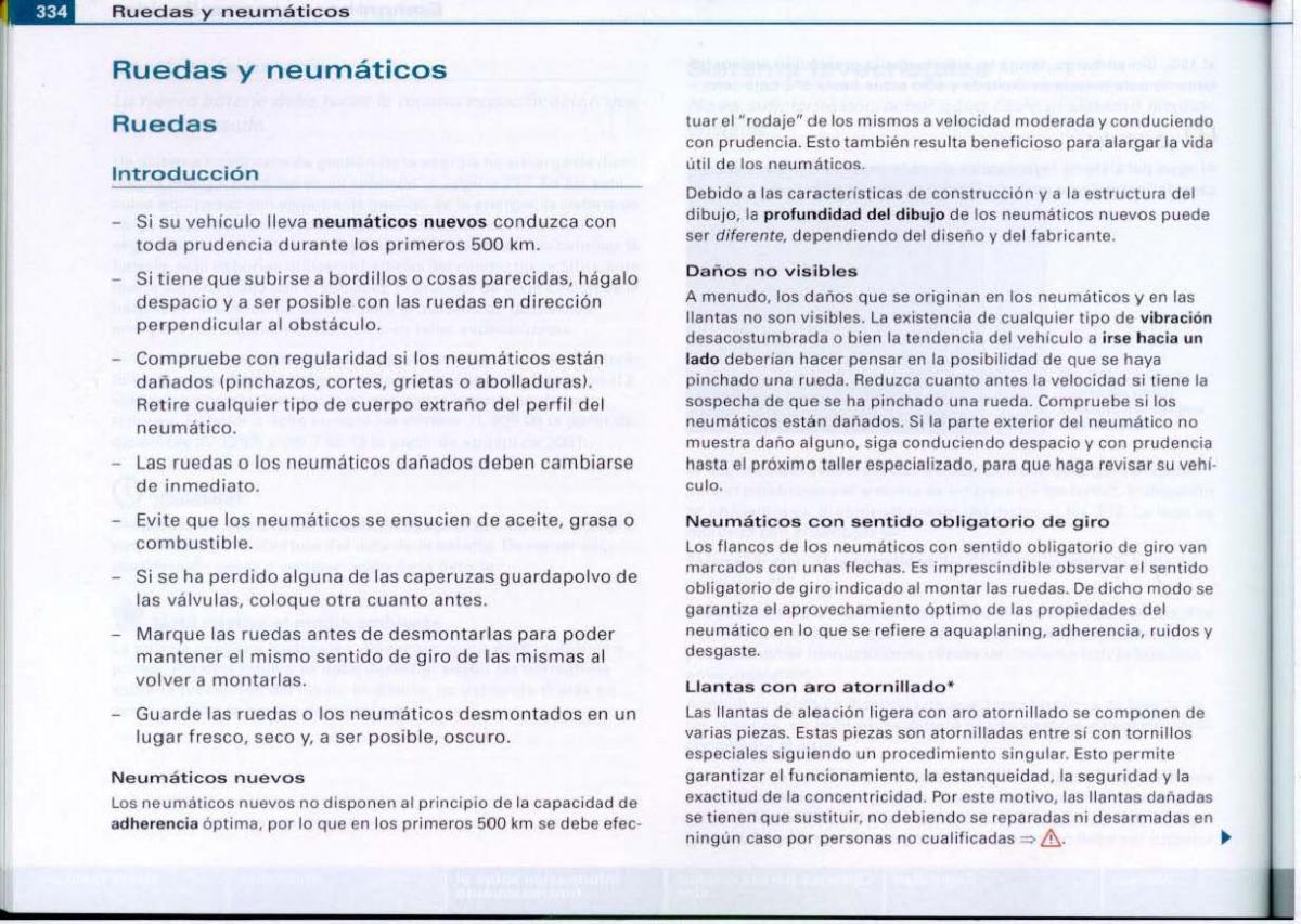 Audi A6 C6 manual del propietario / page 336