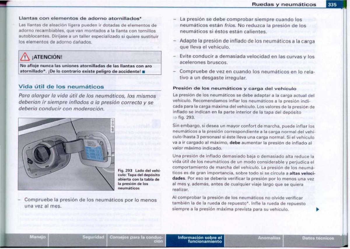 Audi A6 C6 manual del propietario / page 337