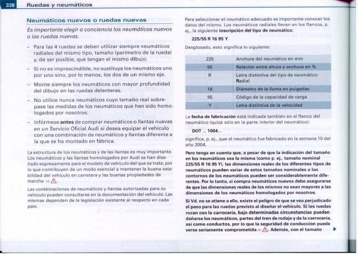 Audi A6 C6 manual del propietario / page 340