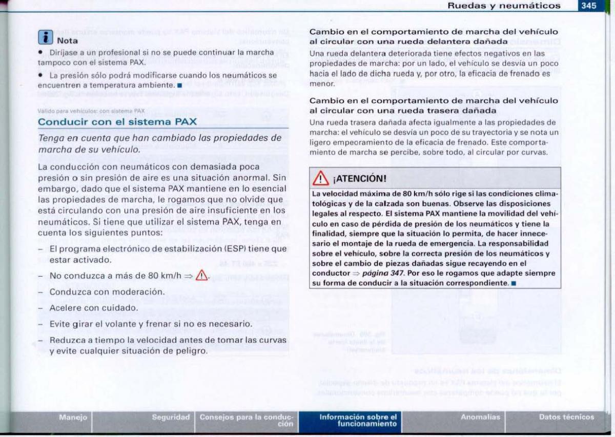 Audi A6 C6 manual del propietario / page 347