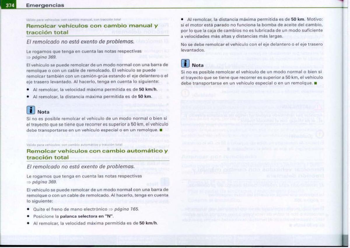 Audi A6 C6 manual del propietario / page 376