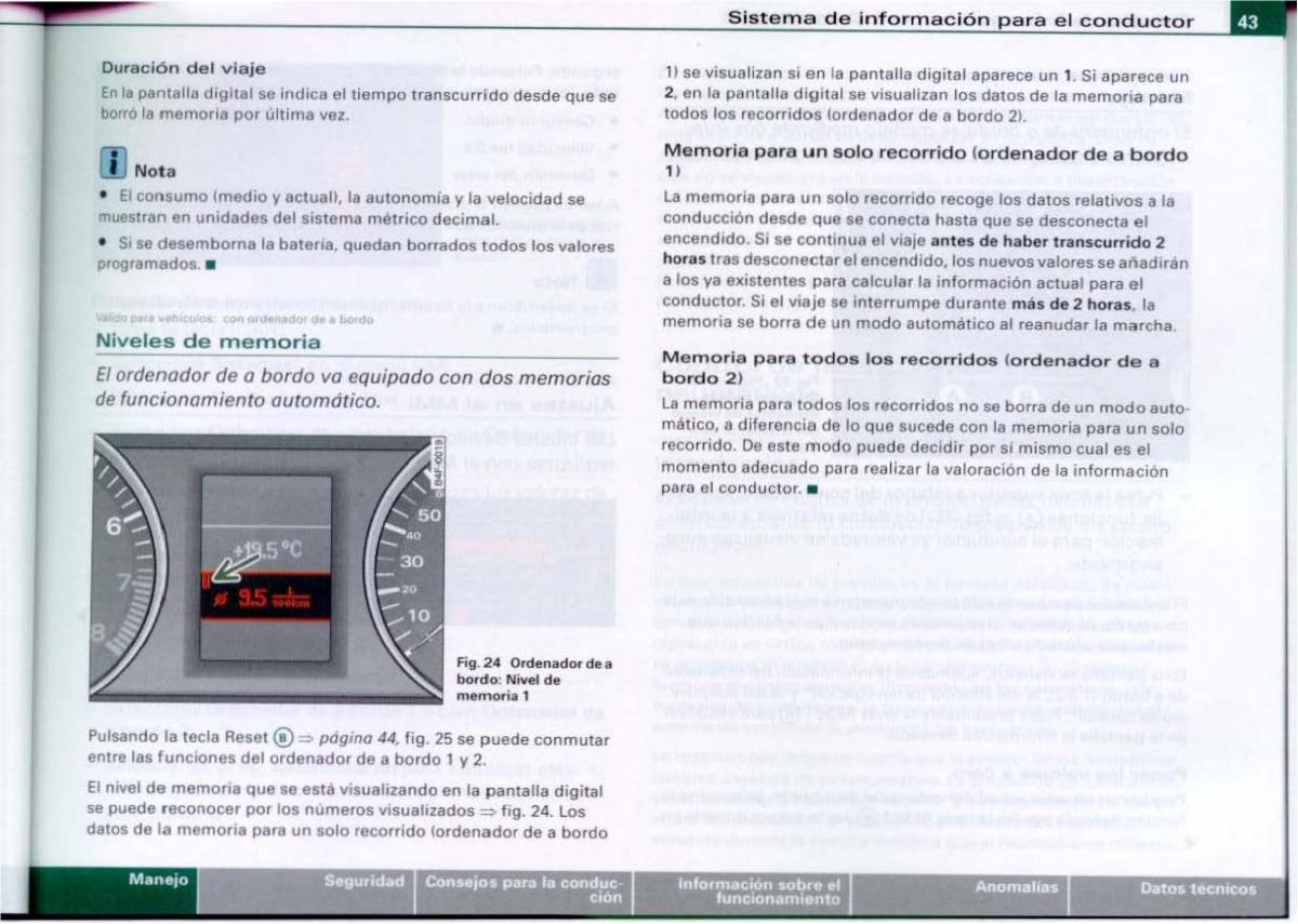 Audi A6 C6 manual del propietario / page 45