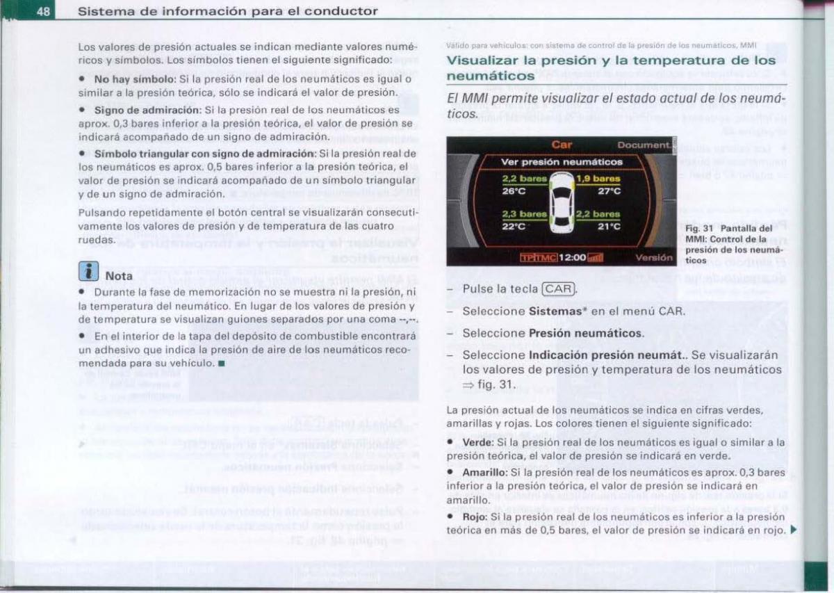 Audi A6 C6 manual del propietario / page 50