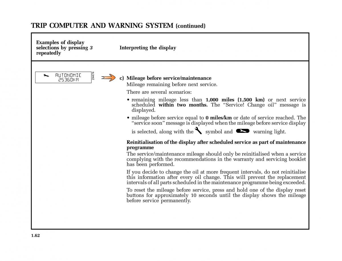 Renault Modus owners manual / page 69