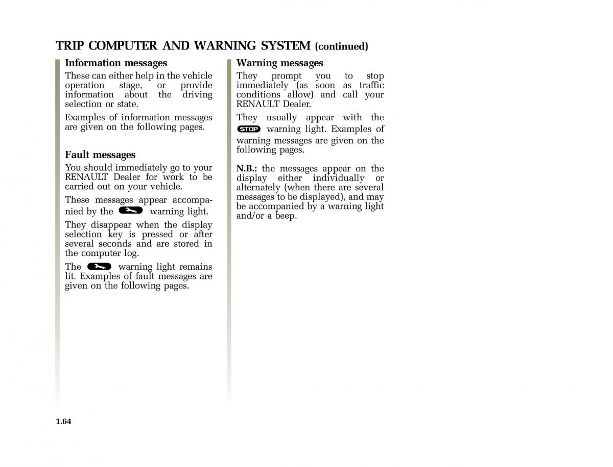 Renault Modus owners manual / page 71