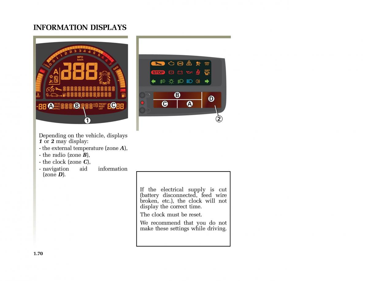 Renault Modus owners manual / page 77