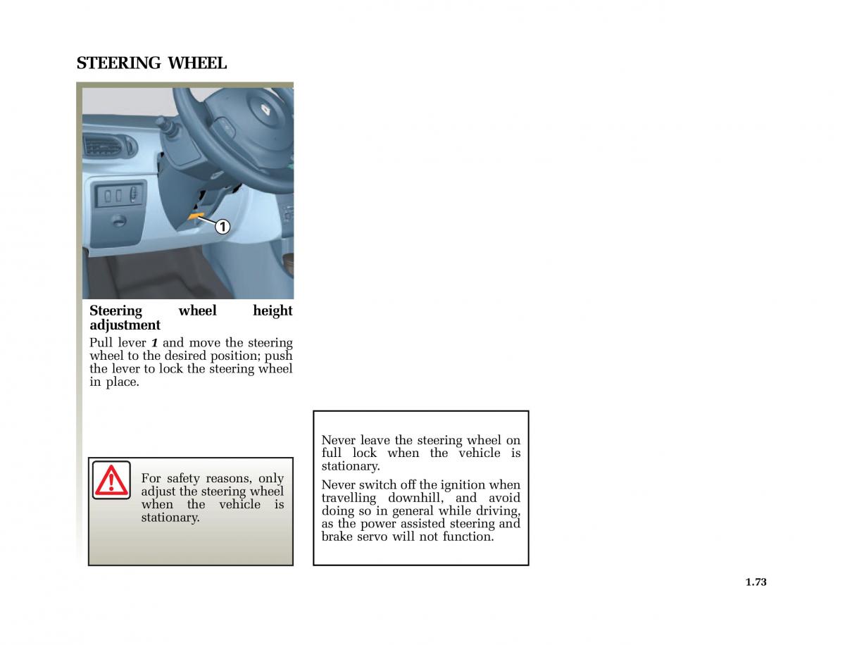 Renault Modus owners manual / page 80