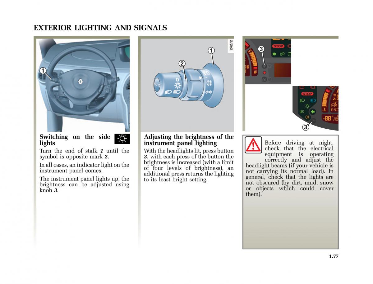 Renault Modus owners manual / page 84