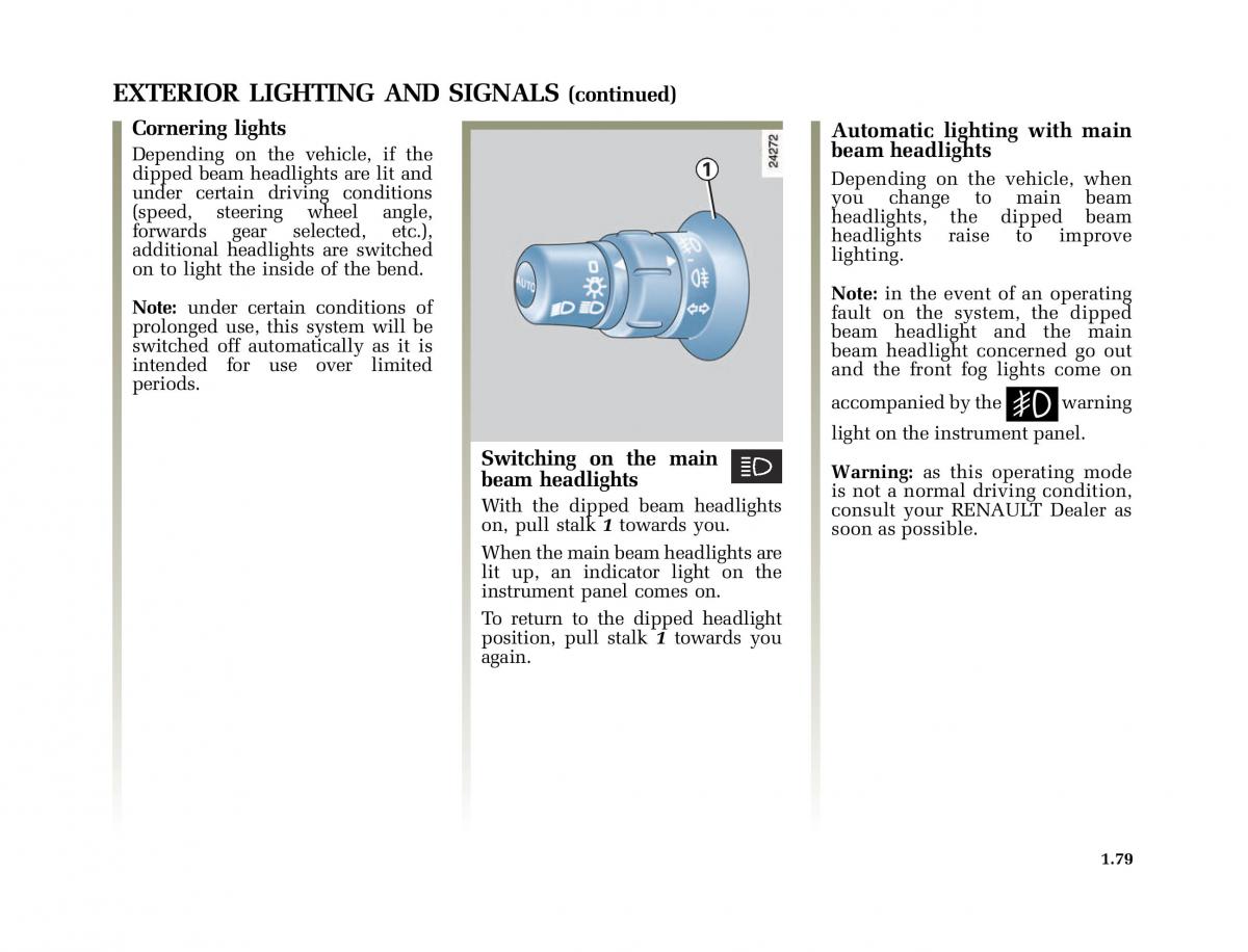 Renault Modus owners manual / page 86