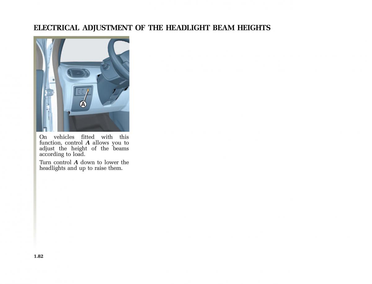 Renault Modus owners manual / page 89