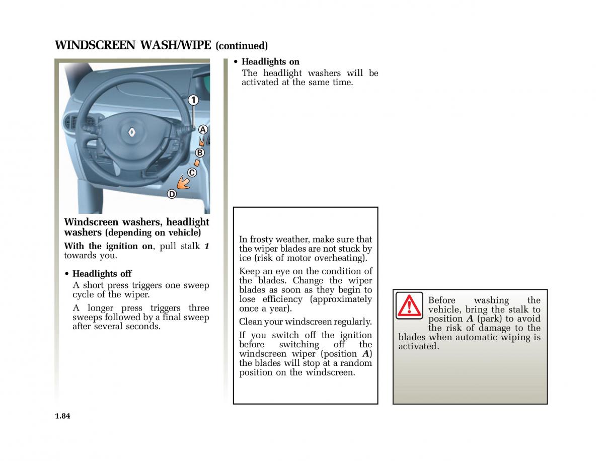 Renault Modus owners manual / page 91