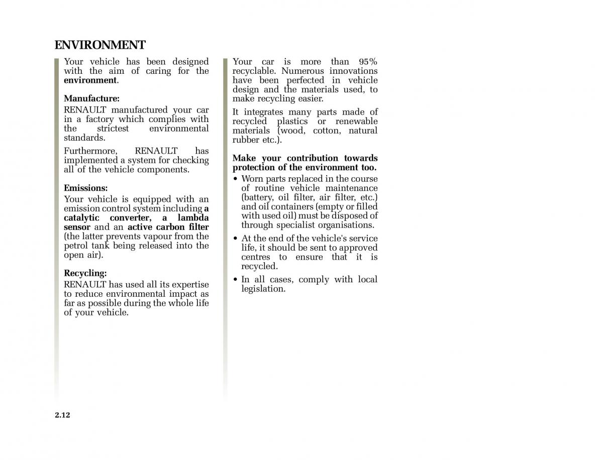 Renault Modus owners manual / page 107