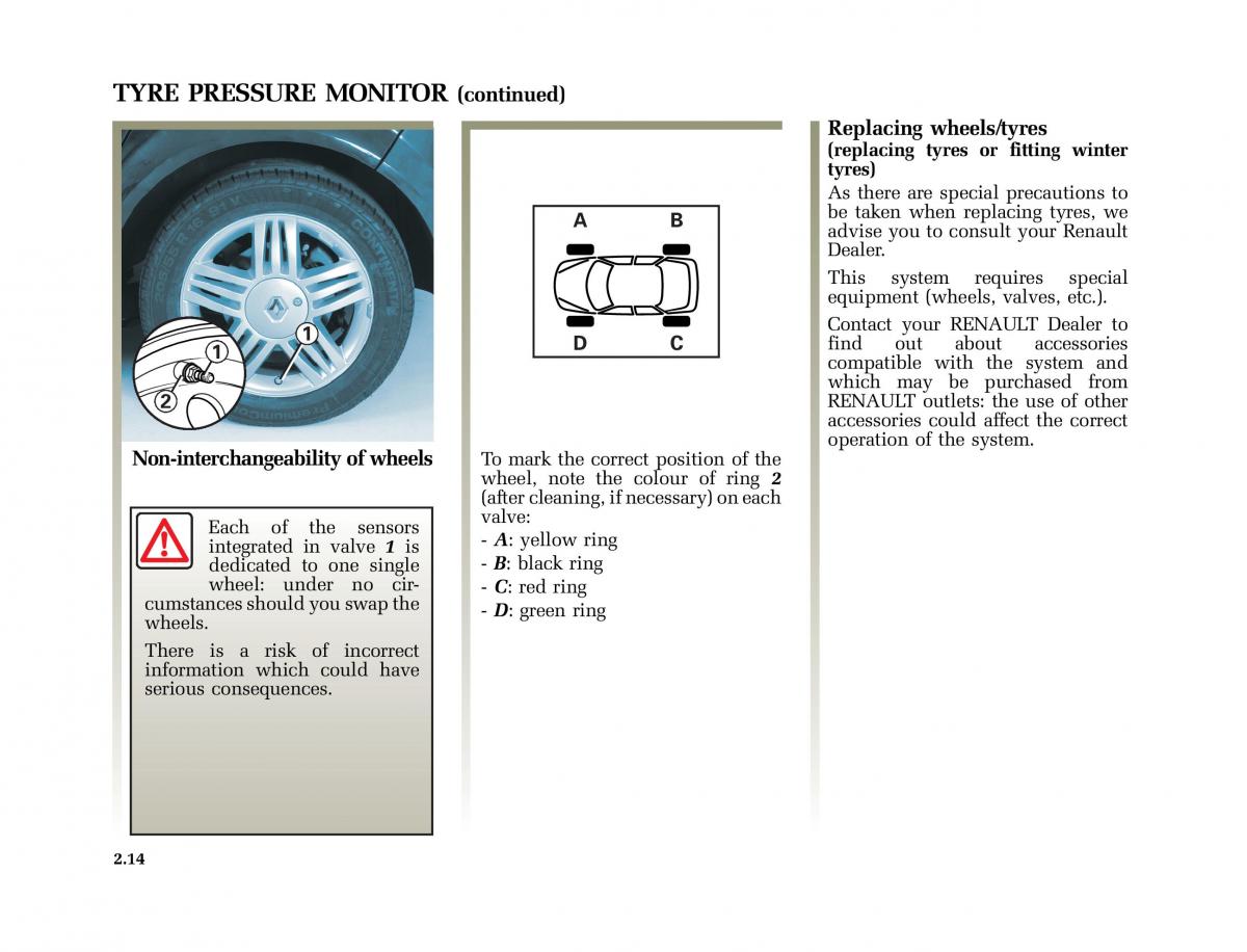 Renault Modus owners manual / page 109