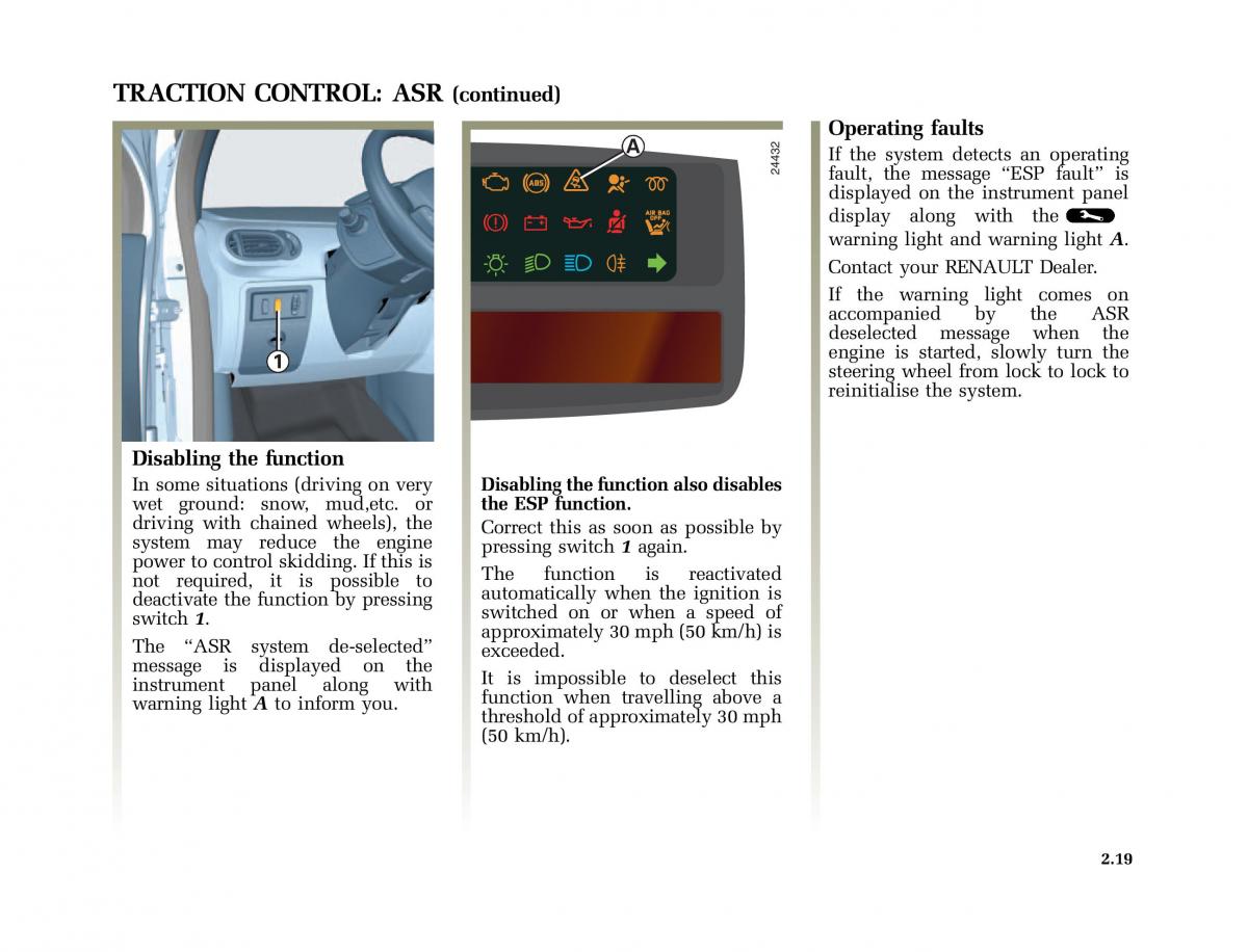 Renault Modus owners manual / page 114