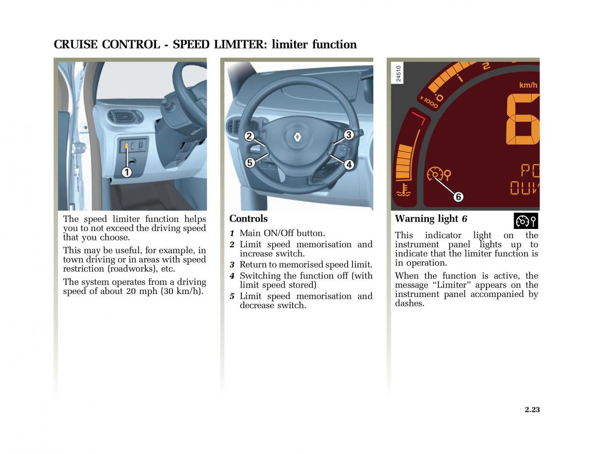 Renault Modus owners manual / page 118