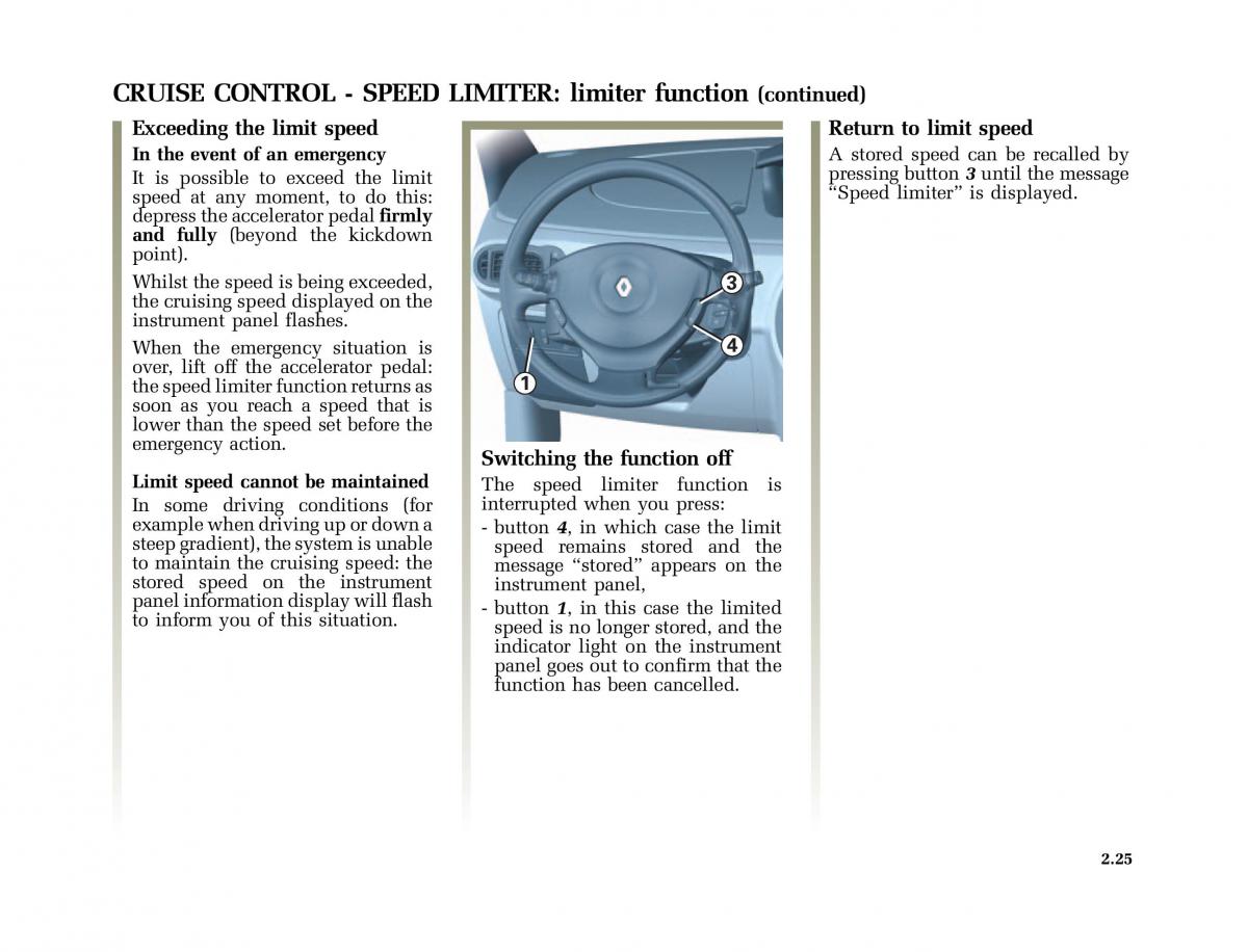 Renault Modus owners manual / page 120