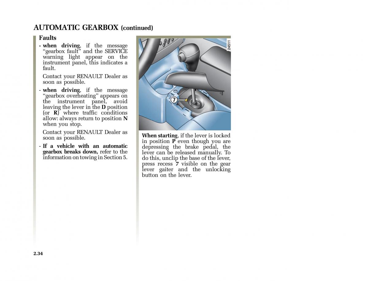 Renault Modus owners manual / page 129