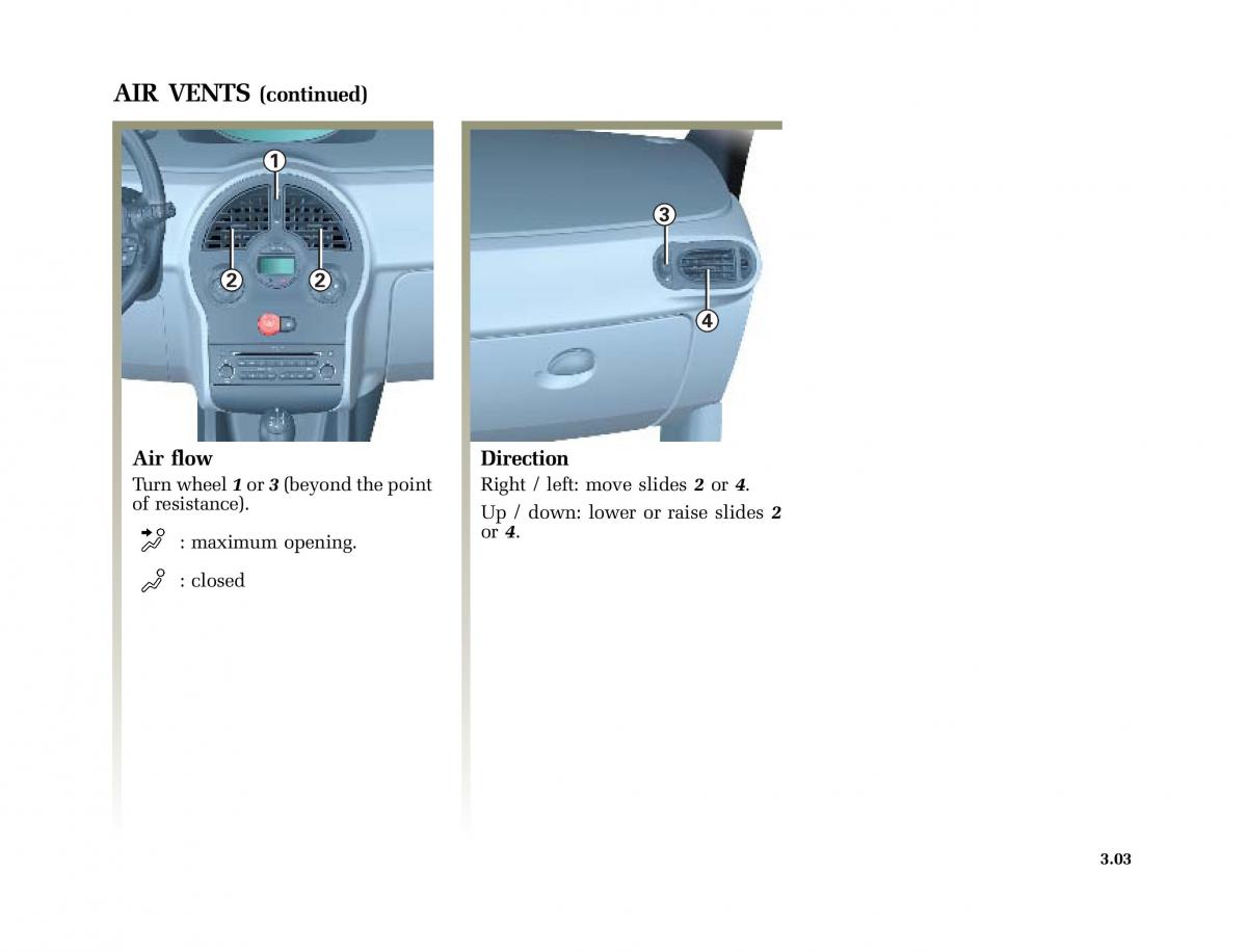 Renault Modus owners manual / page 138