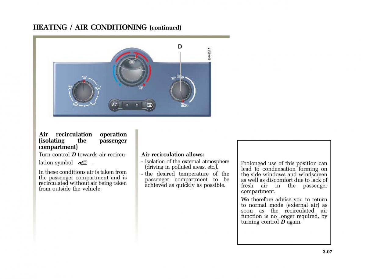 Renault Modus owners manual / page 142