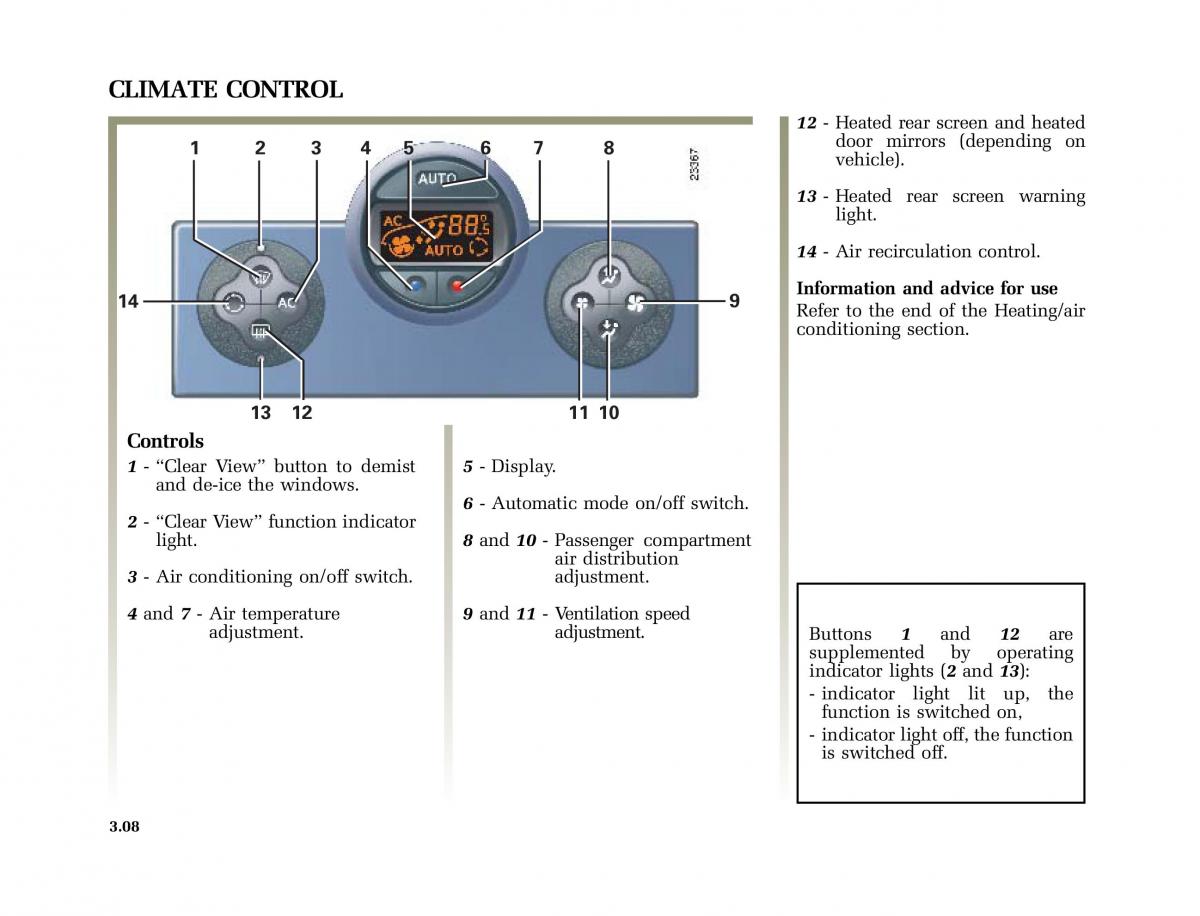 Renault Modus owners manual / page 143