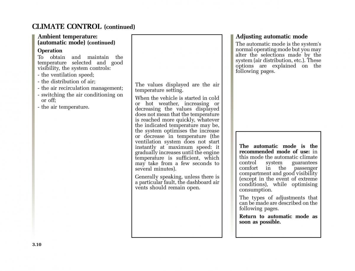 Renault Modus owners manual / page 145