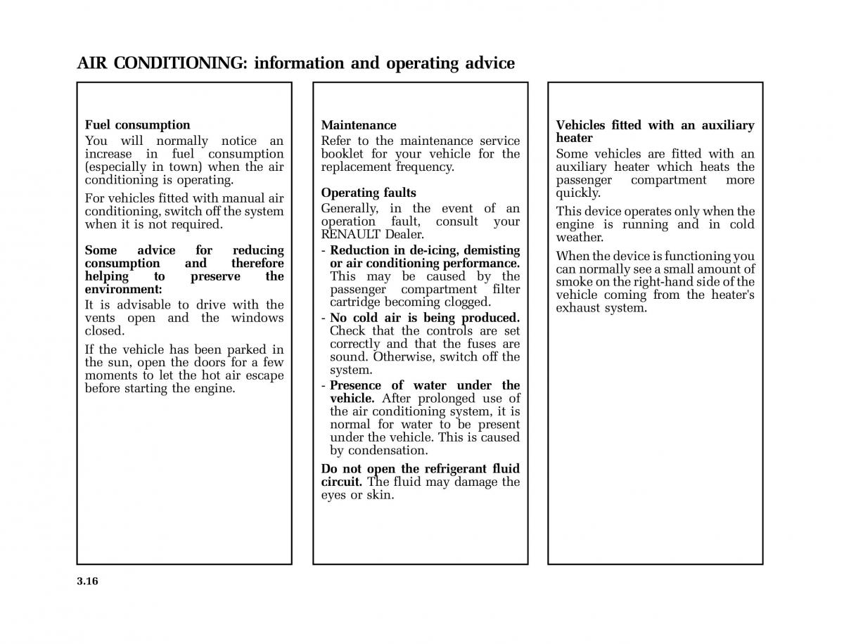 Renault Modus owners manual / page 151