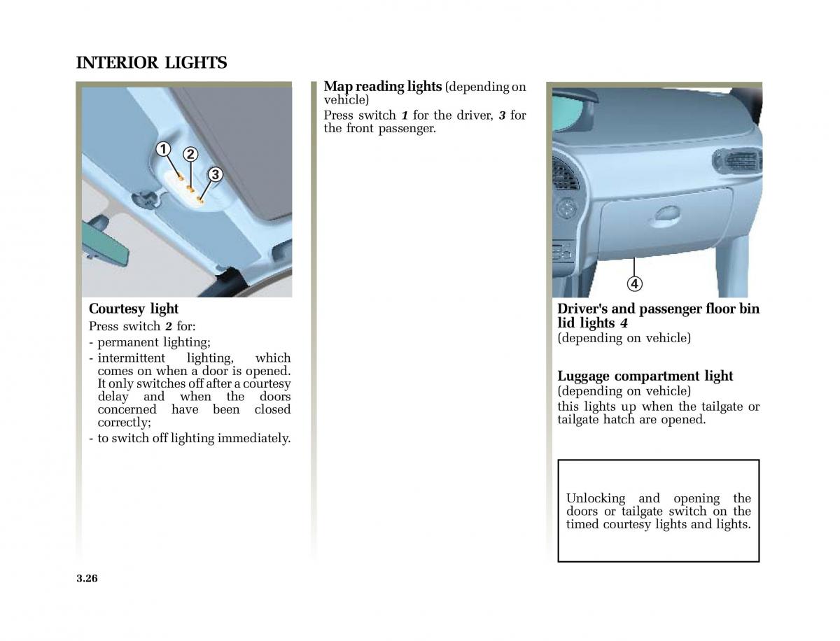 Renault Modus owners manual / page 161