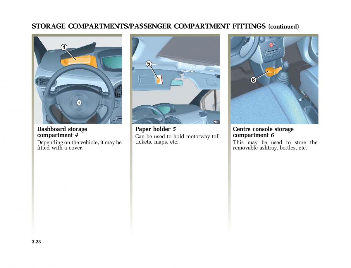 Renault Modus owners manual / page 163