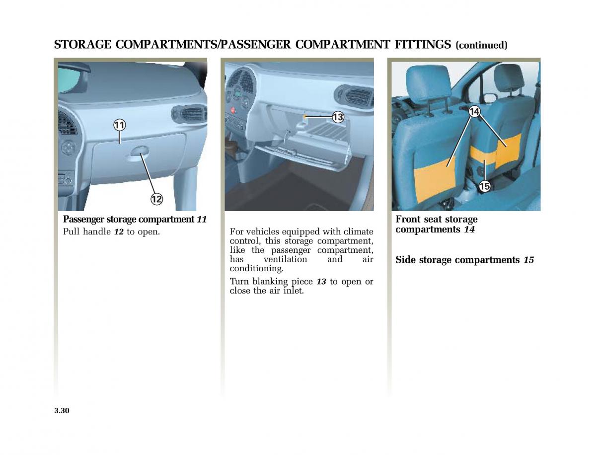 Renault Modus owners manual / page 165